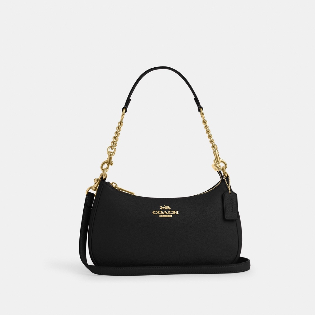[COACH-CV934-IMBLK] Coach Teri Shoulder Bag — Black